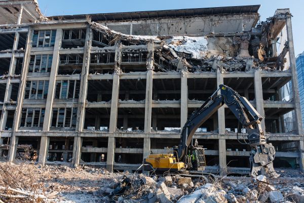Commercial Building Demolition in Petaluma