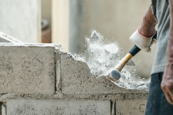 Block Wall Demolition in Petaluma